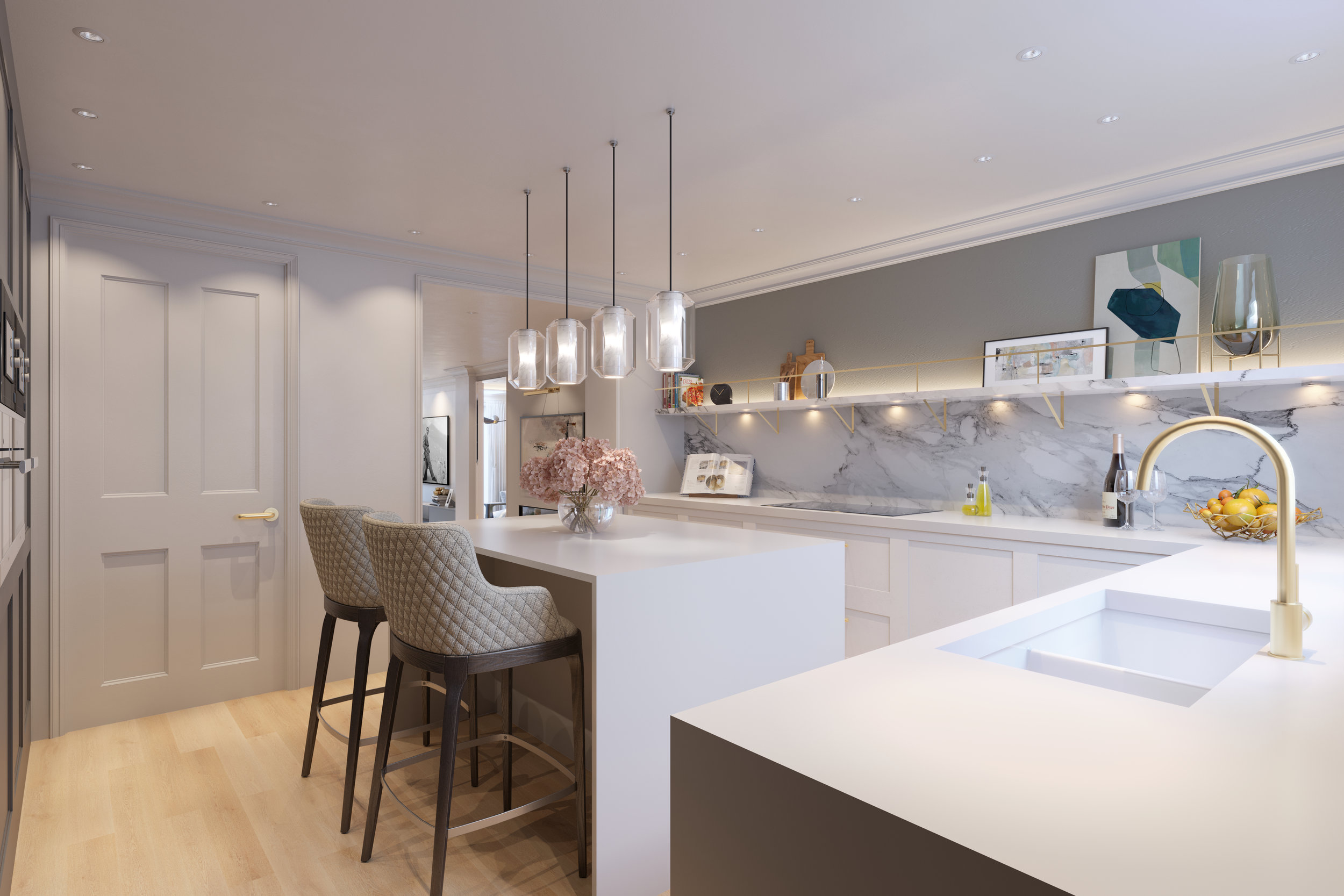Unit4 Interior Designer Residential Concept Visuals CGI Artist in London