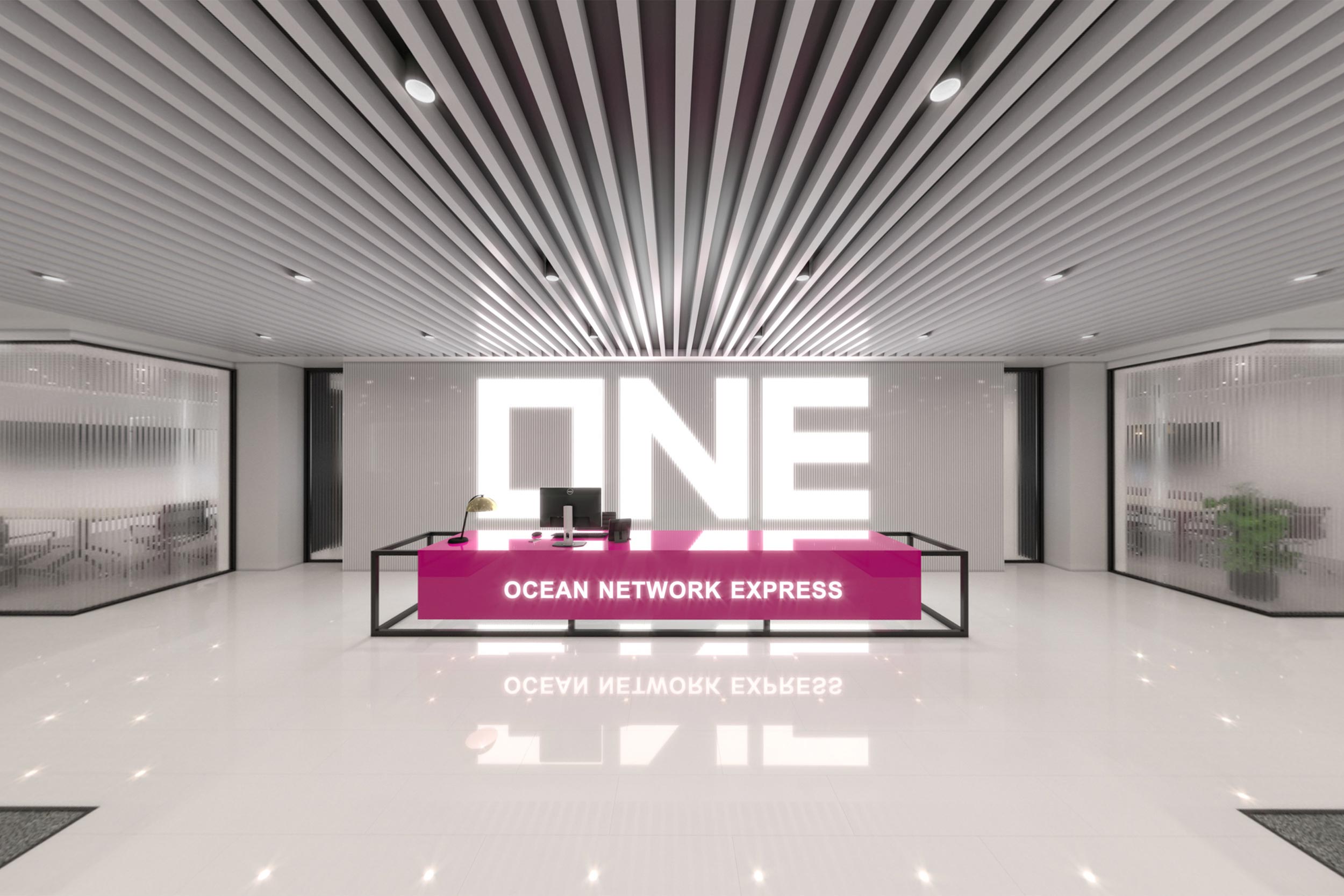 Ocean Network Express ONE 360 Tour Commercial Office Interior Design Unit4 London