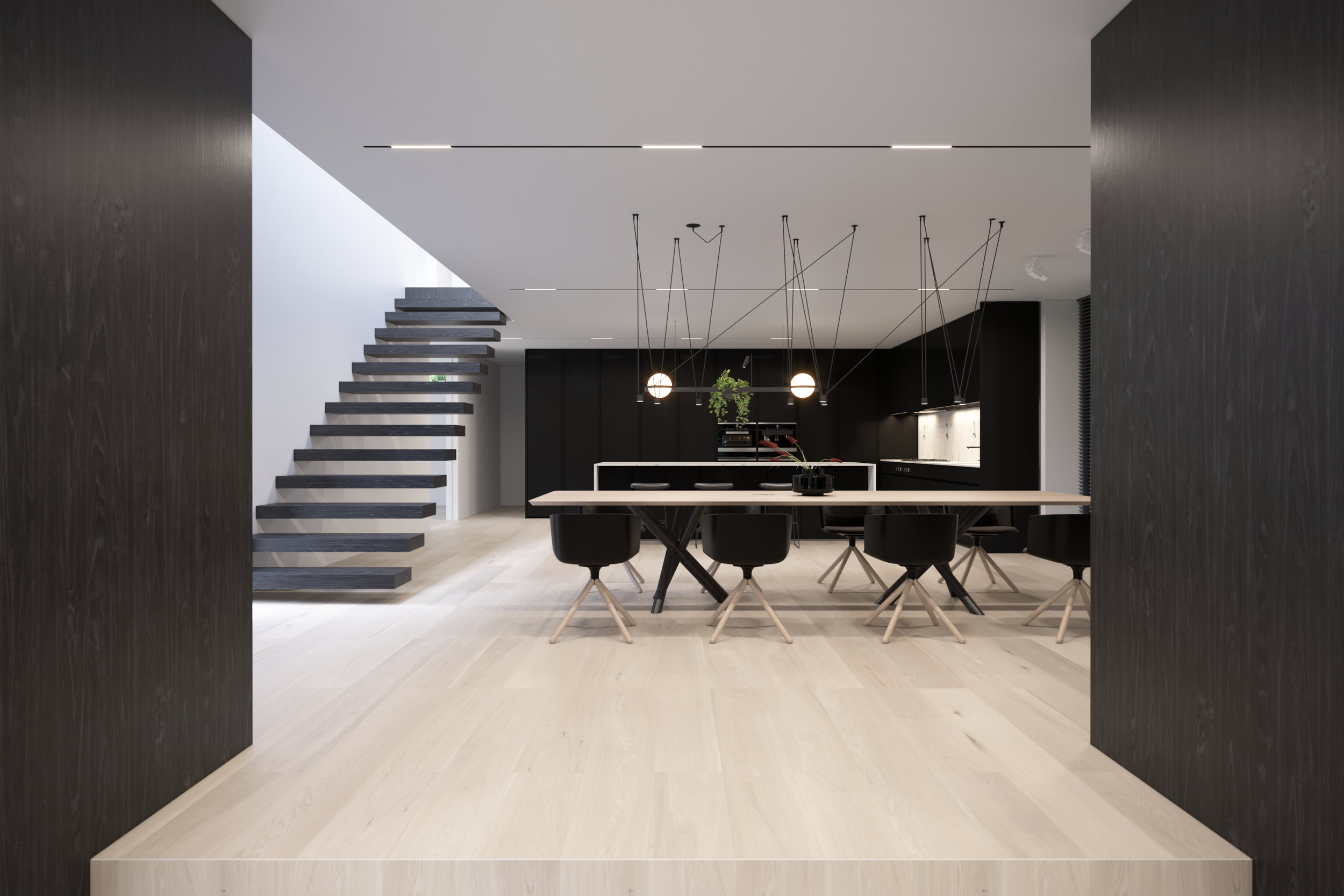 Surrey House Architect Concept Interior Design Visuals London by Unit4