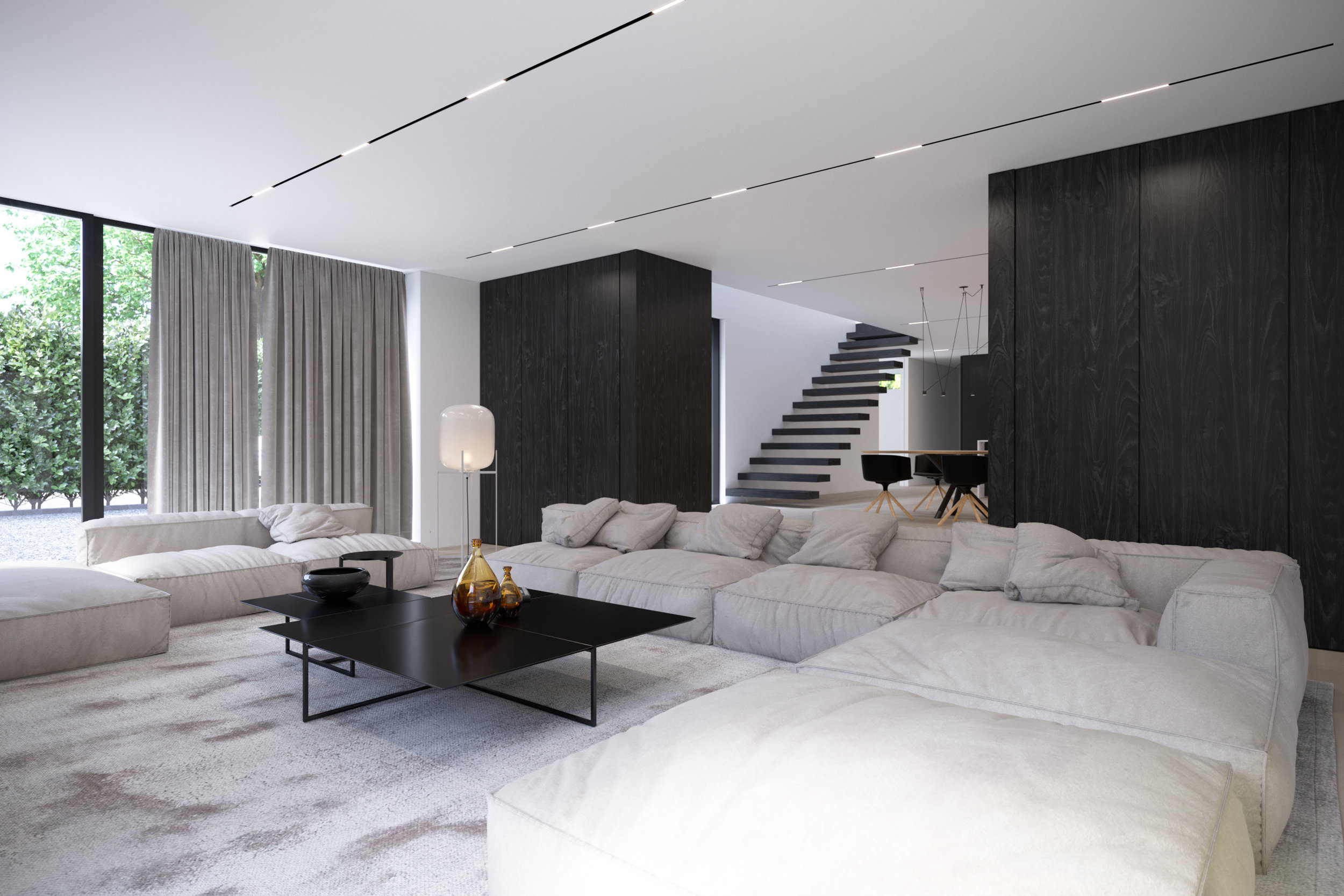 Surrey House Architect Concept Interior Design Visuals London by Unit4