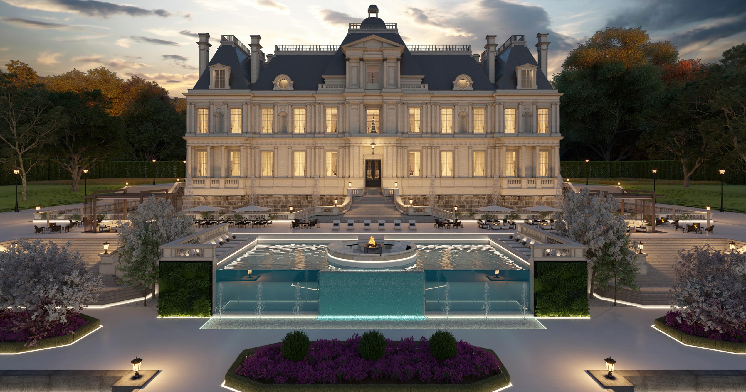 Luxury Mansion CGI Design Visual by Unit4 Studio London UK